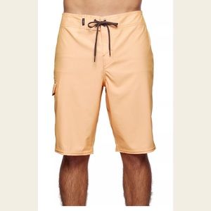 O’Neill Men’s Weaver Anti Rash Board Shorts in Cantaloupe NWT Size 34